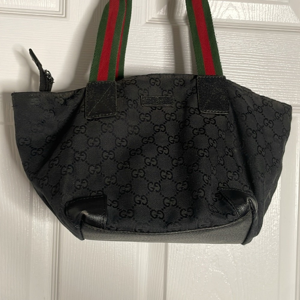 Vintage Gucci GG Canvas Web Handbag - Picture 5 of 16